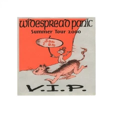 Widespread Panic 2000 Til the Medicine Takes Concert Tour VIP Backstage Pass