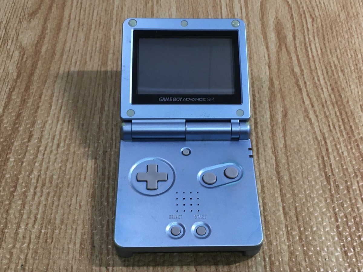 LG2453 Plz Read Item Condi GameBoy Advance SP Pearl Blue