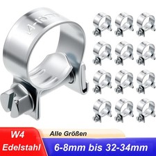 Schlauchschellen Mini Schellen Schlauchschelle Edelstahl Schlauchklemmen Klemmen