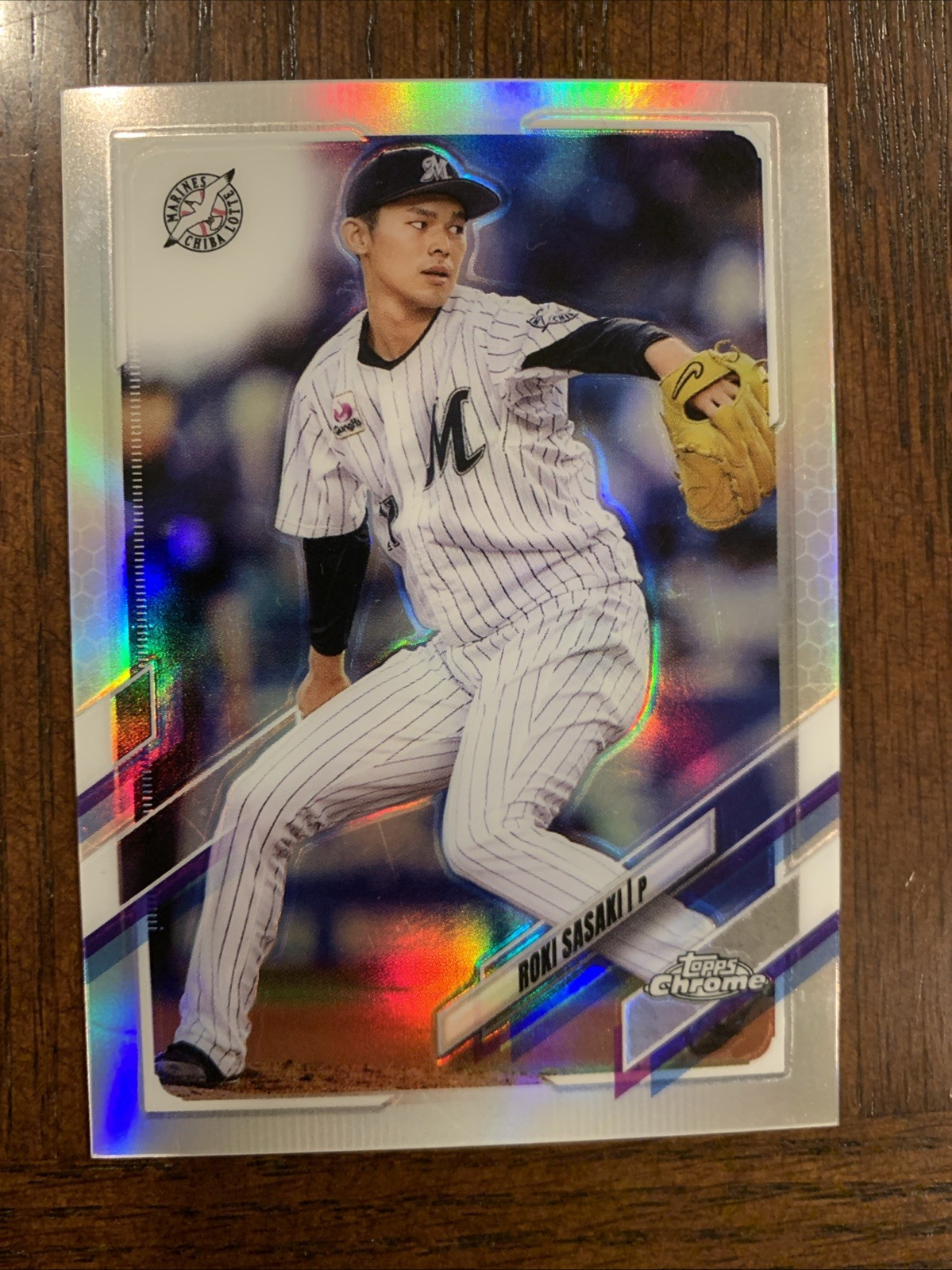 2021 Topps Chrome NPB Refractor Roki Sasaki #194 Dodgers