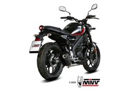 Mivv GP-C Auspuff Komplettanlage Carbon Passend FüR Yamaha XSR 125 2022-2024