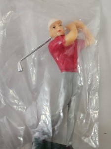 Vintage Wilton Sugar Plum Golfer Cake Topper Party Favor Plastic Figurine NOS