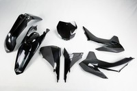 Kunststoff Kit Ktm SX SXF 125 150 250 350 450 500 2013 - 2015 Ufo Schwarz