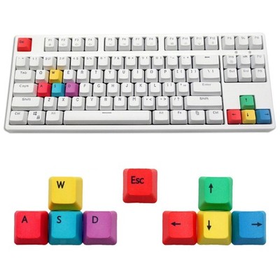 PBT Pudding Keycaps 9pcs Keycap Set für mechanische Tastaturen Gaming Tastatur