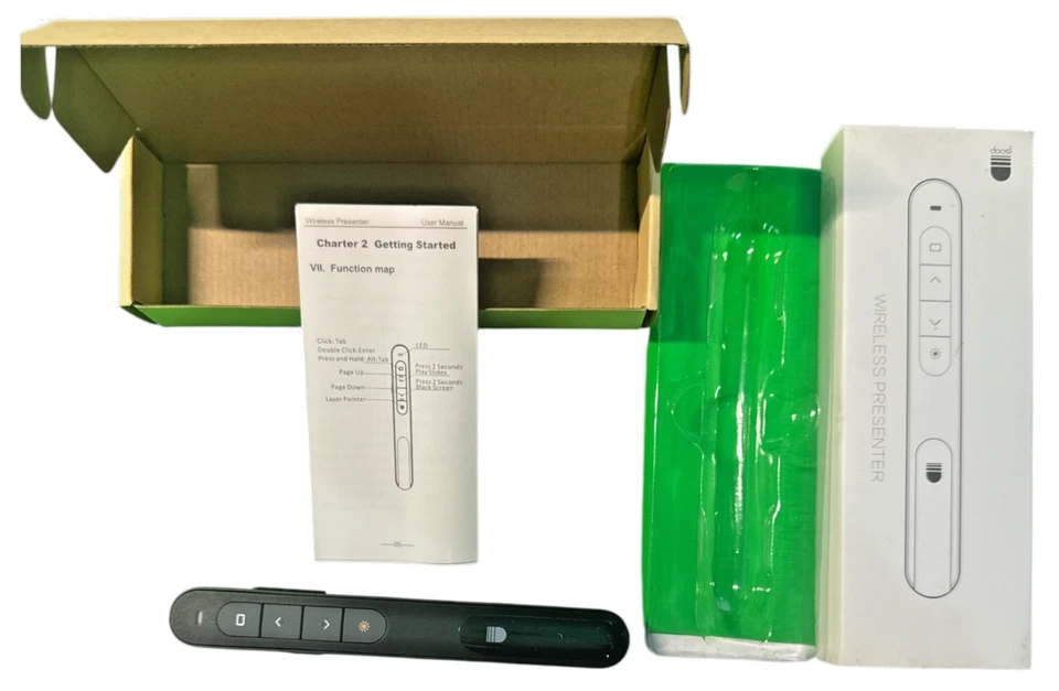 Remote Wireless USB Presenter Laser Pointer Clicker For Power Point Presentation - Image 2 of 4