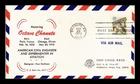 US COVER OCTAVE CHANUTE AVIATION PIONEER AIR MAIL FDC C E REID CACHET