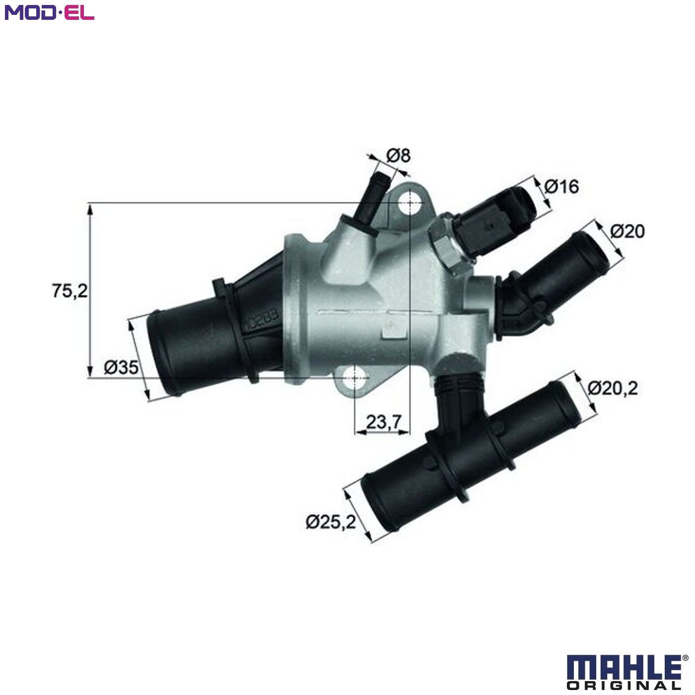 THERMOSTAT COOLANT TI 162 88 FOR ALFA ROMEO FIAT MAREA/Weekend MULTIPLA 1.9L 166