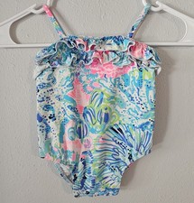 Lilly Pulitzer UPF 50 Lydia Swim Infant Size 12-18 mo