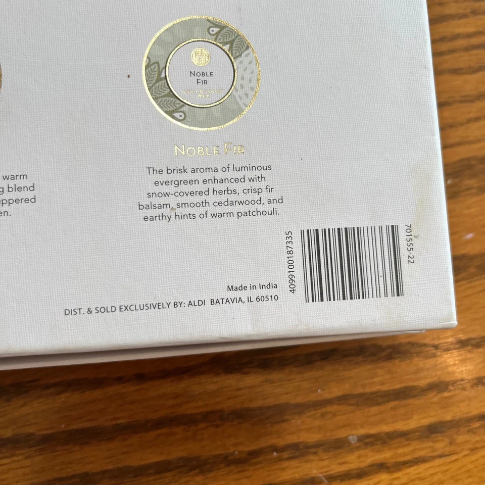 Huntington Home Scents Of The Season Candle Set 12 Fragrant Candles Holiday - Image 4 of 4