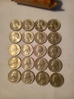 $5 Lot Washington 90% Silver 1964 Quarters 20 Coins Very Nice +Combo S/h $2 Read
