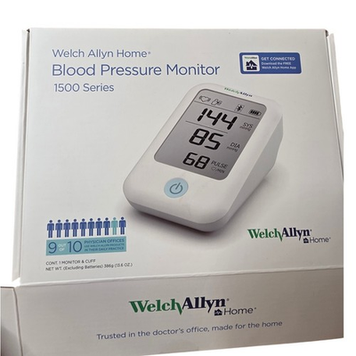#ad Welch Allyn Home 1500 Series Blood Pressure Monitor RPM BP100 Bluetooth White $74.99