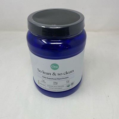 Ora So Lean & So Clean Protein Powder Vanilla Chai 21.8 oz EXP 01/2027