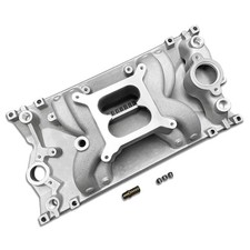 Aluminum Dual Plane Vortec Air Gap Intake Manifold For Chevy Sbc 350 1996-up