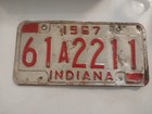 1967 Indiana  License Plate 61A2211 — photo 1