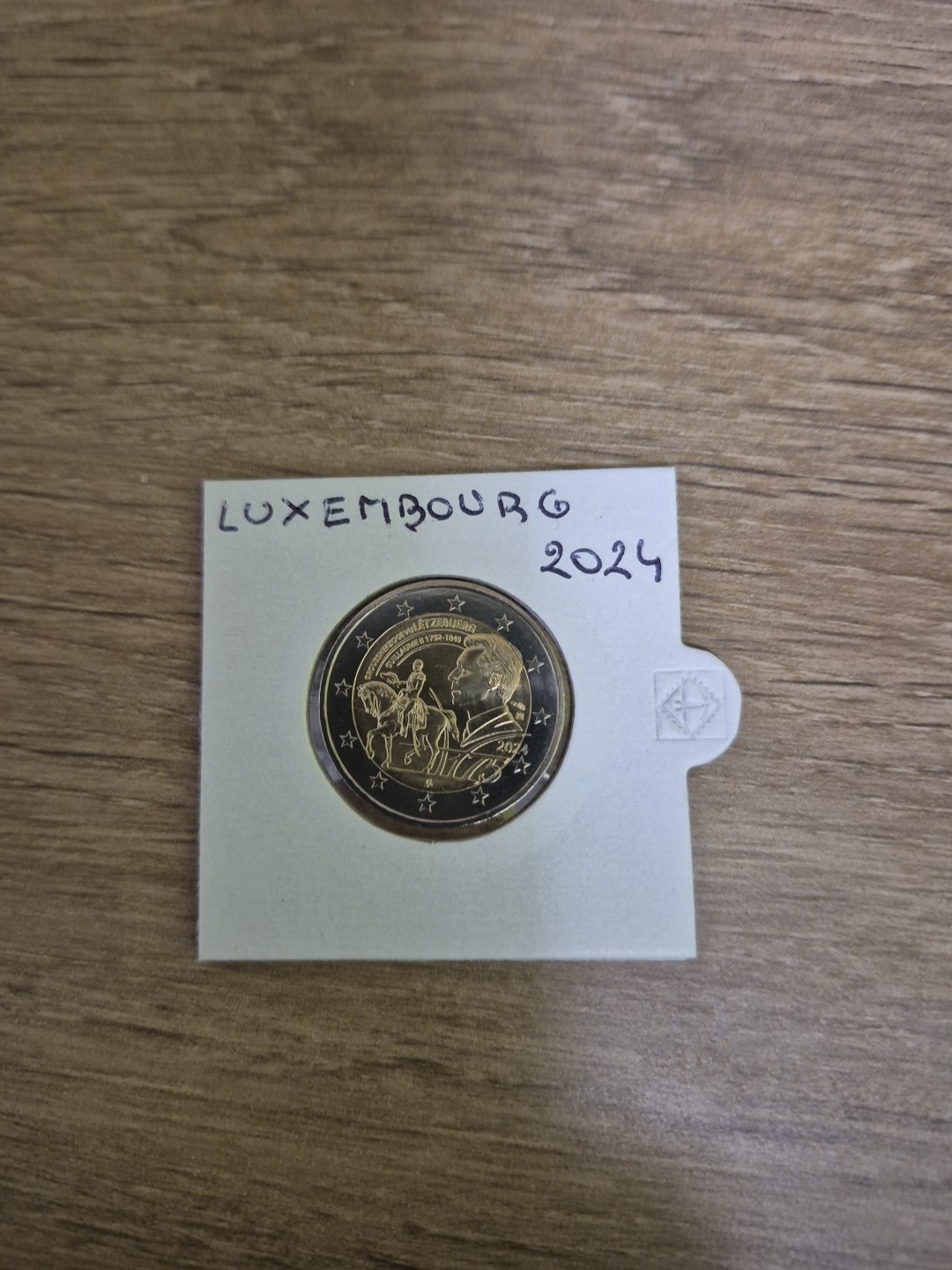 2 euros commémorative luxembourg 2024 guillaume II