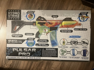 #ad #ad Hydro Strike Pulsar Pro Full Semi Auto Gel Bead Blaster CIB UNOPENED $90.00