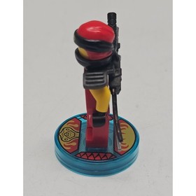 LEGO Dimensions Ninjago Kai Minifigure Toy Tag Base 71207 Red Ninja Katana