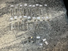 18 Gold cabinet handles and 4 knobs