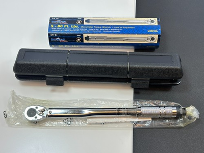 #ad DuraCraft PRO 30090 3 8quot; Drive Micrometer Torque Wrench 5 80 Ft. Lbs. NEW NOS $39.99