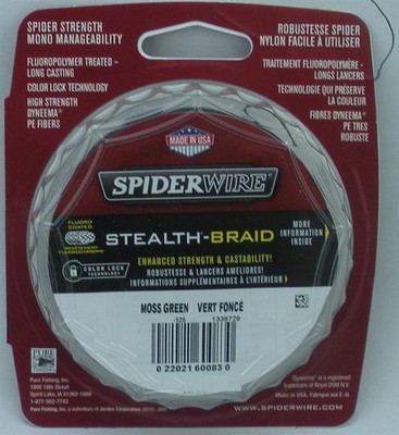 Purefishing 1339727 SCS30G-125 Spiderwire Stealth Geflochtene Schnur 114m 30Lb