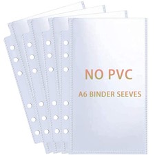 40 Pack 80 Pockets Budget Sheet Protector 2.2x3.5, A6 1 Pocket Sleeves