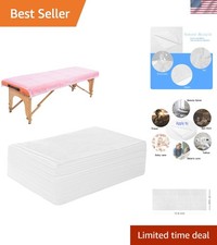 Lightweight Disposable Massage Table Covers - 20 PCS, 31.5" x 70.8" Rectangular