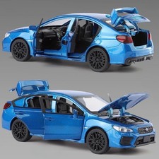 Modellino auto giocattolo in metallo pressofuso 1:30 Subaru WRX STI AE86 luce sonora estraibile