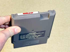 Michael Andretti's World GP - Nintendo NES Cartridge - Authentic Tested - Game