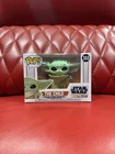 FUNKO POP! Star Wars Mandalorian The Child #369 Baby Yoda Grogu 10" Vinyl Figure