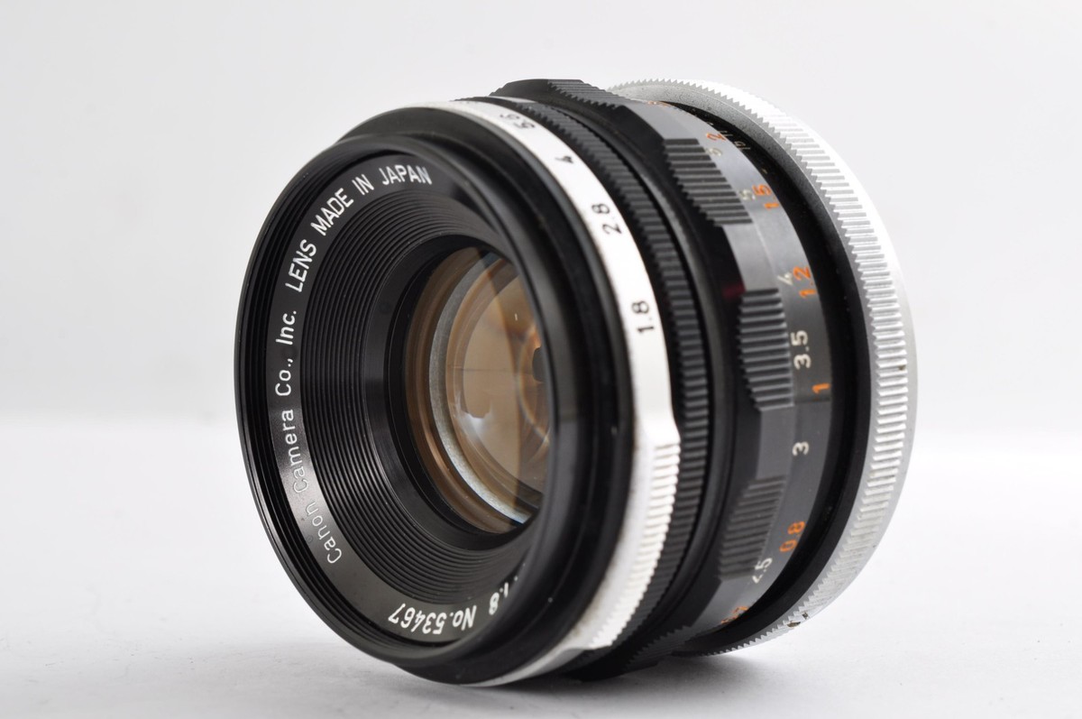 Canon FL 50mm f/1.8 MF Standard Lens [Exc+3] (53467) From Japan