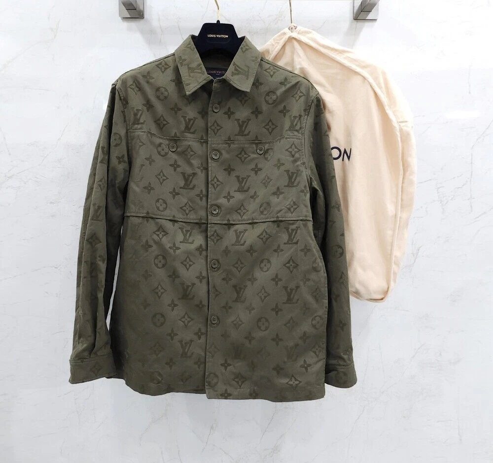 LOUIS VUITTON（LV） Louis Vuitton giacca sovracamicia cotone monogramma 1ABNP9 118701877
