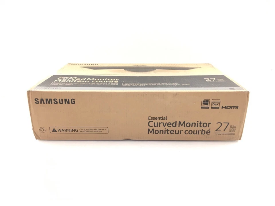 Samsung CF390 Series 27" Full HD LED Curved Monitor - (C27F390FHN) - Image 2 of 3