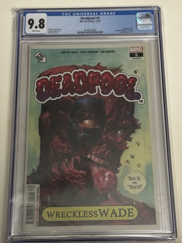 Deadpool #5 - Skottie Young "Garbage Pail Kids" Homage - Cgc 9.8