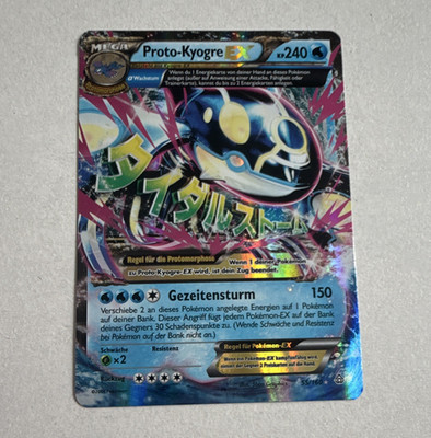 Proto-Kyogre-EX MEGA 55/160 Holo Deutsch LP