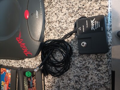 Atari Jaguar System Console Bundle 6 Games Controller Rare