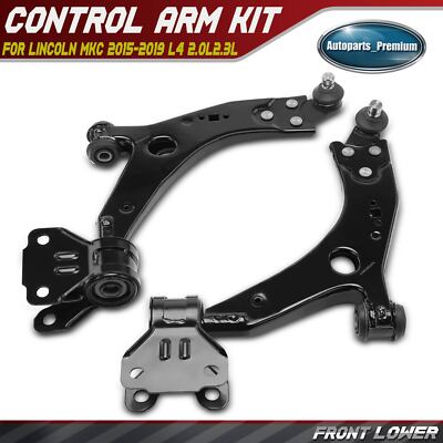 2x Front Lower Control Arms w/ Ball Joint for Lincoln MKC 2015-2019 L4 2.0 L2.3L