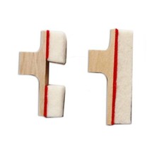 Vertical Piano Treble Damper Head Set W/ Felt Replacement Piano Treble Section