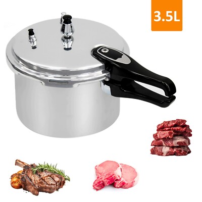 Litre Home Handle aluminum Pressure Cooker Kitchen Catering Pot  Cookware UK