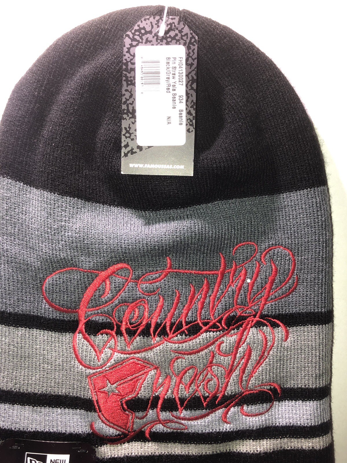 RARE Famous Stars Straps Yelawolf Slumerican Sample Beanie NWT Blink 182 Eminem image 3