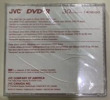 Genuine JVC 30 Min 1.4 GB/ Go DVD-R For Handycam New Sealed