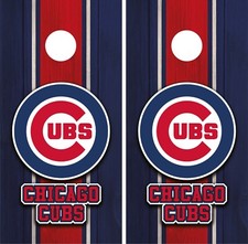 Chicago Cubs Cornhole Board Vinyl Sticker - Decal Wrap VZ599