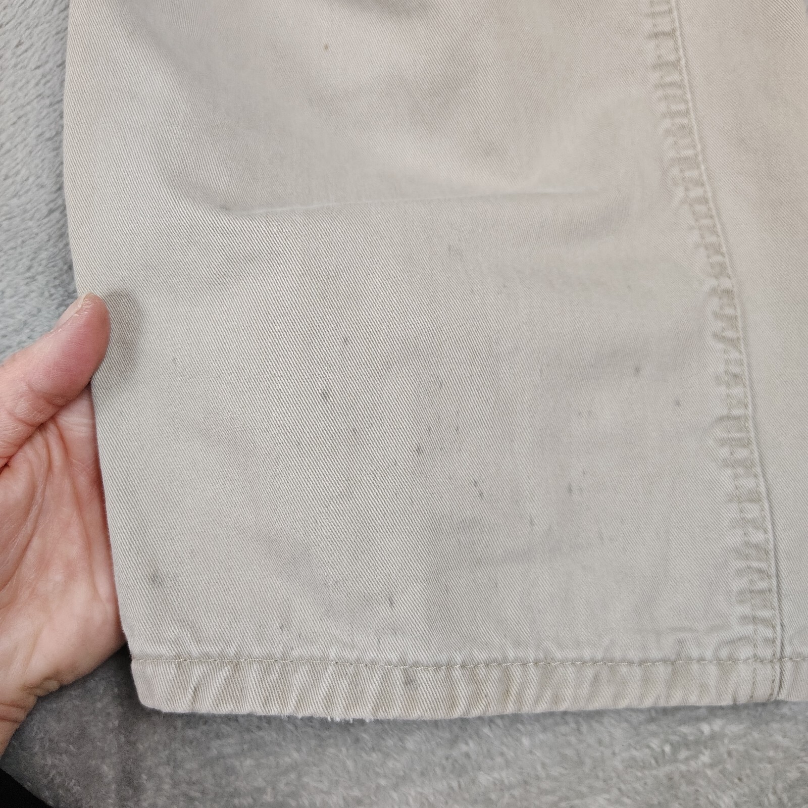Wrangler Authentic Issue Mens Khaki Tan Work Pants Cargo 38X32 Stains* image 6
