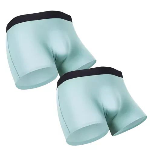 3 PIEZAS Hombres 3D-Bolsa Boxer Calzoncillos Anti-Rozaduras Ropa Interior Seda Hielo Transpirable - Imagen 25 de 38