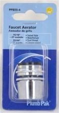 Plumb Pak PP800-4LF PlumPak Dual Threaded Faucet Aerator, 5/16-27 Male X