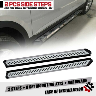 2PCS Running Boards Side Step Nerf Bar Fit 2023 2024 Chirey JETOUR X70 X70 PLUS