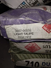 Light Taupe Sanded Grout 25 lbs 2 bags -