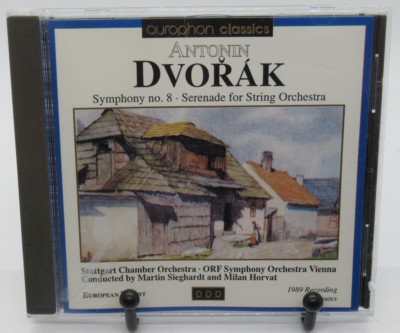 MARTIN SIEGHARDT - DVORAK: SYMPHONY NO. 8, SERENADE FOR STRING MUSIC CD, MILAN H