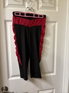 Castle Corsetry leggings red and black Leggings By Castle Corsetry Made In USA