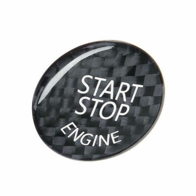 Bmw E38 Parts Thenice Carbon Fiber Engine Start/Stop Push Button Cover Keyless Car E90 Interior Trim