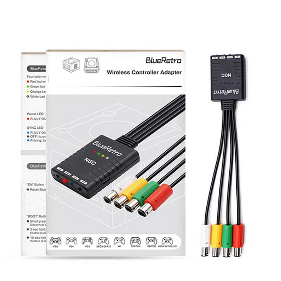 Wireless Controller Bluetooth Adapter Gamepad for NGC GameCube Console - Image 2 of 4